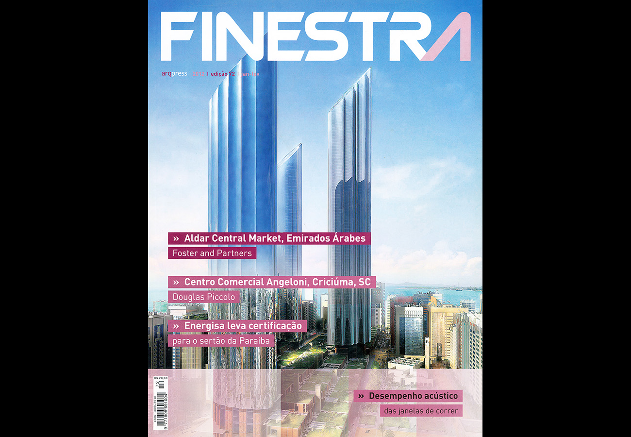 Revista Finestra – Centro Comercial Angeloni Criciuma – Do concreto aparente aos painéis metálicos