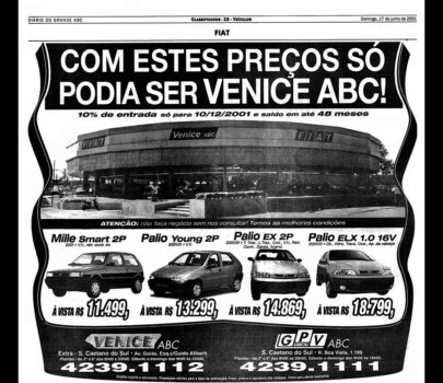 Jornal Diário do Grande ABC – Com estes preços só podia ser VENICE ABC