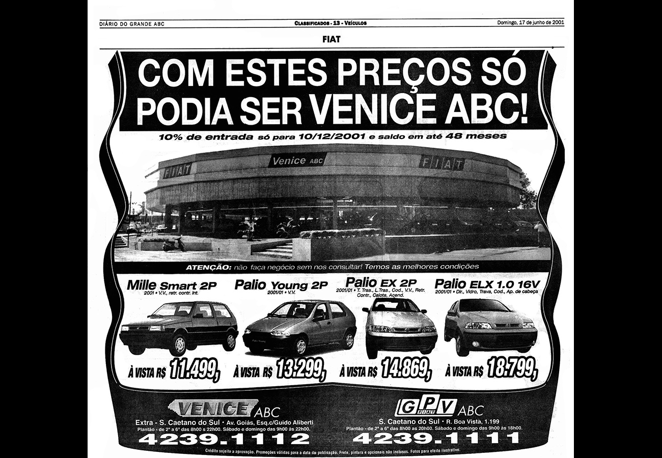 Jornal Diário do Grande ABC – Com estes preços só podia ser VENICE ABC