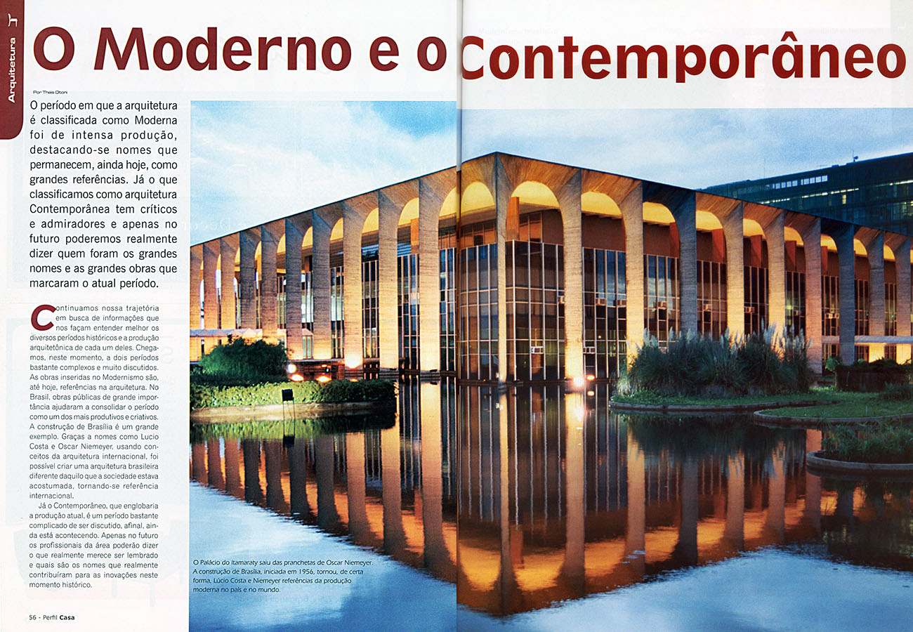 Revista Perfil Casa – O Moderno e o Contemporâneo