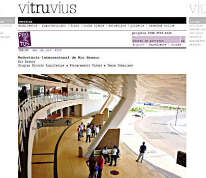 Vitruvius – Rodoviária Internacional de Rio Branco – Comunicação Visual