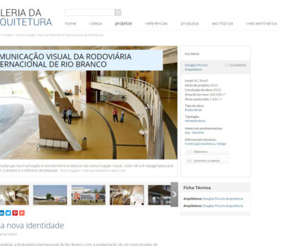 Galeria da Arquitetura – Comunicação Visual da Rodoviária Internacional de Rio Branco