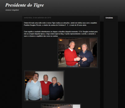 Presidente do Tigre – Antenor Angeloni